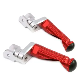 Clcrfpfg27m25simprordcc7w128 Fireriderworld Mpro 1 Inch Riser Red Front Foot Pegs For Softail Fatboy 13 14 15 16 17