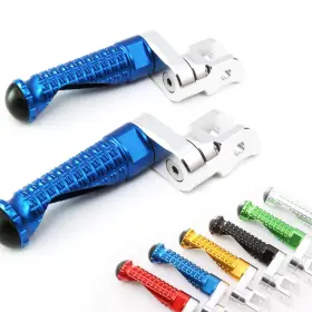 Clcrfpfg34m25simprobucc7w147 Fireriderworld Mpro 1 Inch Riser Blue Front Foot Pegs For Cbr600 F2/f3 91-93 94 95 96 97