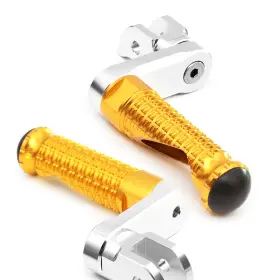 Clcrfpfg37m40simprogdcc7w405 Fireriderworld Mpro 1.5 Inch Riser Gold Front Foot Pegs For Honda Cb300r Cbf300na 19 20 21