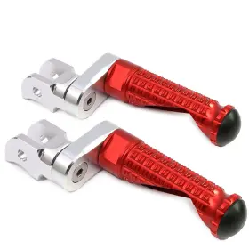 Clcrfpfg39m25simprordcc7w406 Fireriderworld Mpro 1 Inch Riser Red Front Foot Pegs For Honda Nc750xd 21 22
