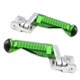Clcrfpfg40m25simprogrcc7w179 Fireriderworld Mpro 1 Inch Riser Green Front Foot Pegs For Zzr 600 00-02 03 04 05 06 07 08