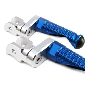 Clcrfpfg43m25simprobucc7w196 Fireriderworld Mpro 1 Inch Riser Blue Front Foot Pegs For Kawasaki Z1000 10 11 12 13