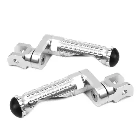 Clcrfpfg55m25simprosicc7w223 Fireriderworld Mpro 1 Inch Riser Silver Front Foot Pegs For Brutale 800 13 14 15 16 17 18