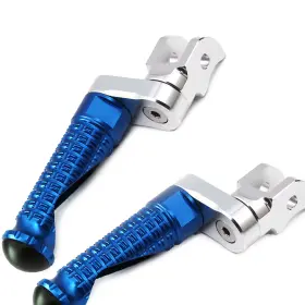 Clcrfpfg58m25simprobucc7w237 Fireriderworld Mpro 1 Inch Riser Blue Front Foot Pegs For Mv Agusta Dragster 800 14-16 17