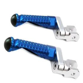 Clcrfpfg58m25simprobucc7w238 Fireriderworld Mpro 1 Inch Riser Blue Front Foot Pegs For Mv Agusta Rivale 800 14 15 16