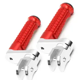 Clcrfpfg62m40simprordcc7w250 Fireriderworld Mpro 1.5 Inch Riser Red Front Foot Pegs For Bandit Gsf 1250 S 07-14 15 16 17