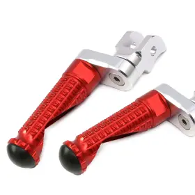 Clcrfpfg72m25simprordcc7w273 Fireriderworld Mpro 1 Inch Riser Red Front Foot Pegs For Gsxr 1300 99-02 03 04 05 06 07