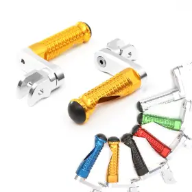 Clcrfpfg83m40simprogdcc7w308 Fireriderworld Mpro 1.5 Inch Riser Gold Front Foot Pegs For Triumph Sprint Gt 10 11 12 13