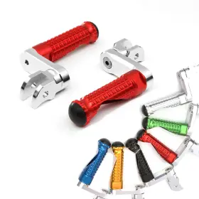 Clcrfpfg83m40simprordcc7w308 Fireriderworld Mpro 1.5 Inch Riser Red Front Foot Pegs For Triumph Sprint Gt 10 11 12 13