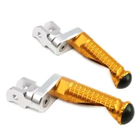 Clcrfpfg86m25simprogdcc7w317 Fireriderworld Mpro 1 Inch Riser Gold Front Foot Pegs For Tiger 800 Xc/xcx/xca 15 16 17 18