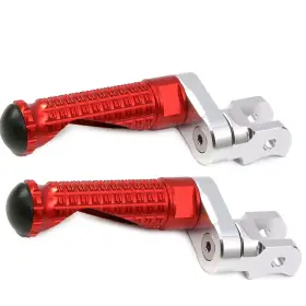Clcrfpfg87m25simprordcc7w321 Fireriderworld Mpro 1 Inch Riser Red Front Foot Pegs For Daytona 675 R 13 14 15 16 17 18