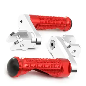 Clcrfpfg90m40simprordcc7w331 Fireriderworld Mpro 1.5 Inch Riser Red Front Foot Pegs For Fz6 S Fazer 04-11 12 13 14 15 16