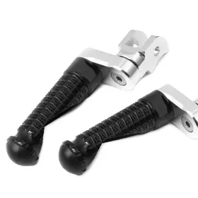 Clcrfpfg92m25simprobkcc7w345 Fireriderworld Mpro 1 Inch Riser Black Front Foot Pegs For Yamaha Yzf R25 14 15