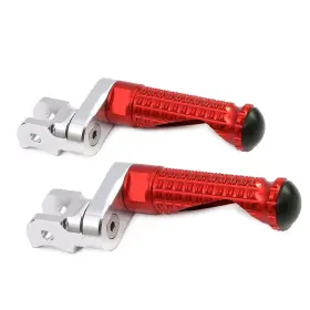 Clcrfpfg96m25simprordcc7w357 Fireriderworld Mpro 1 Inch Riser Red Front Foot Pegs For Yamaha Xsr 900 16 17 18 19 20