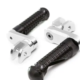 Clcrfpfg98m40simprobkcc7w360 Fireriderworld Mpro 1.5 Inch Riser Black Front Foot Pegs For Yamaha Yzf R3 19 20 21