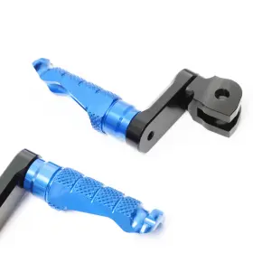 Fireriderworld Fpfg40am40bkmccpbumag7w434 R-fight Front Blue 40mm Lowering Footpegs For Kawasaki Z650rs 22 23