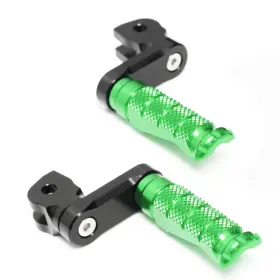 Fpfg40m40bkmccpgrmag7w176 Fireriderworld R-fight Front Green 40mm Lowering Footpegs For Kawasaki Ninja 1000 Sx 12 13