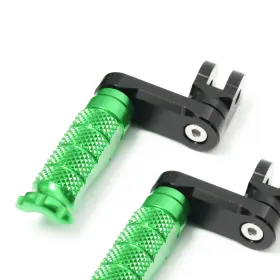 Fpfg45aam40bkmccpgrmag7w206 Fireriderworld R-fight Front Green 40mm Lowering Footpegs For Versys 1000 Lt 15-18 19 20 21 22