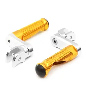 Fpfg47m40simprogdmag7w210 Fireriderworld Mpro 1.5 Inch Lowering Gold Front Foot Pegs For Zx-6r 636 Ninja 13-17 18 19 20