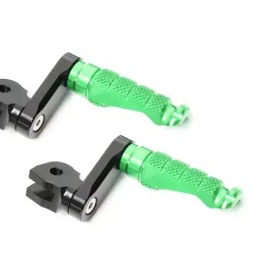 Fpfg48m40bkmccpgrmag7w213 Fireriderworld R-fight Front Green 40mm Lowering Footpegs For Kawasaki Z1000 14 15 16 17