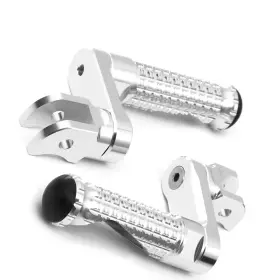Fpfg72m40simprosimag7w277 Fireriderworld Mpro 1.5 Inch Lowering Silver Front Foot Pegs For Dl 650 V-strom 15-19 20 21 22