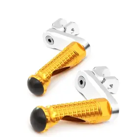 Fpfg82m40simprogdmag7w306 Fireriderworld Mpro 1.5 Inch Lowering Gold Front Foot Pegs For America Carb 02 03 04 05 06 07