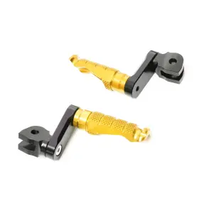Fpfg95m40bkmccpgdmag7w355 Fireriderworld R-fight Front Gold 40mm Lowering Footpegs For Mt-09 Tracer 15 16 17 18 19 20