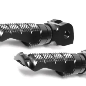 Frwfpfg60bkmccp105001a23245 Fireriderworld Black R-fight Racing Front Foot Pegs For Suzuki Gsxr 600 06-15 16 17 18 19 20 21