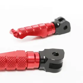 Frwukfpfg02bkmccp80401b23010 Fireriderworld Red Billet R-fight Front Foot Pegs For Tuono 1000 / R 05 06 07 08 09 10