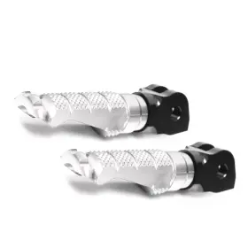 Frwukfpfg15bkmccp80401b23069 Fireriderworld Silver Billet R-fight Front Foot Pegs For Ducati Multistrada 620 All Year