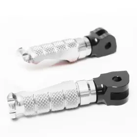 Frwukfpfg15dbkmccp80401b23060 Fireriderworld Silver Billet R-fight Front Foot Pegs For Ducati Monster 695 All Year