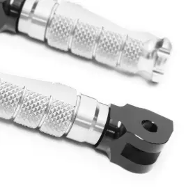 Frwukfpfg17bkmccp80401b23106 Fireriderworld Silver Billet R-fight Front Foot Pegs For Supersport S 939 17 18 19 20 21
