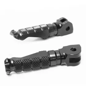 Frwukfpfg17bkmccp80401b23414 Fireriderworld Black Billet R-fight Front Foot Pegs For Ducati Diavel 1260 S 19 20 21
