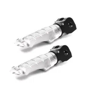 Frwukfpfg20bkmccp80401b23084 Fireriderworld Silver Billet R-fight Front Foot Pegs For Ducati 998 /s/r All Year