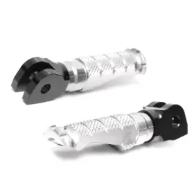 Frwukfpfg25bbkmccp80401b23123 Fireriderworld Silver Billet R-fight Front Foot Pegs For Ducati Scrambler 1100 18 19
