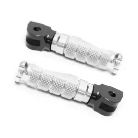 Frwukfpfg25bkmccp80401b23114 Fireriderworld Silver Billet R-fight Front Foot Pegs For Monster 1200 /s 14-16 17 18 19 20