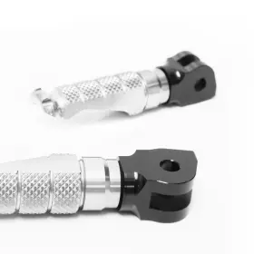 Frwukfpfg25bkmccp80401b23119 Fireriderworld Silver Billet R-fight Front Foot Pegs For Multistrada 1200 S Mts 10-15 16