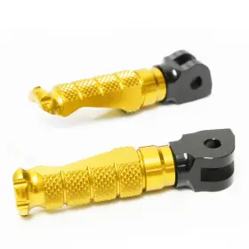 Frwukfpfg29bkmccp80401b23135 Fireriderworld Gold Billet R-fight Front Foot Pegs For Honda Cbf500 04 05 06 07 08 09 10