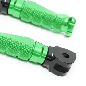 Frwukfpfg40bkmccp80401b23411 Fireriderworld Green Billet R-fight Front Foot Pegs For Kawasaki Ninja 1000 Sx 20 21 22