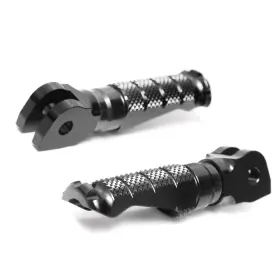 Frwukfpfg78bkmccp80401b23401 Fireriderworld Black Billet R-fight Front Foot Pegs For Tiger 900 885i 93 94 95 96 97