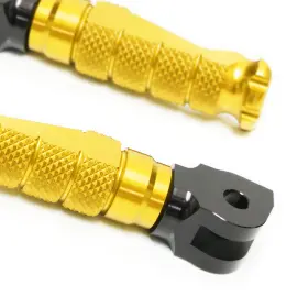 Frwukfpfg91bkmccp80401b23339 Fireriderworld Gold Billet R-fight Front Foot Pegs For Xj6 Diversion F 11 12 13 14 15 16