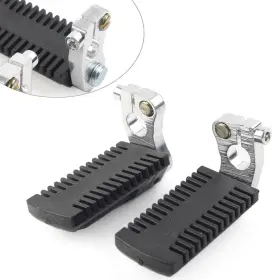 Flashbuyeasy 212500232335 Footrest Pegs Pedal With Clamp For 43cc 47cc 49cc Pocket Dirt Bike Mini Scooter Atv