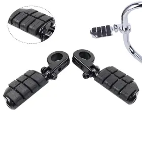 Flashbuyeasy 336854256899 1-1/4 Inch Highway Bar Footpeg Foot Peg Mount For Harley Touring Road Street Glide