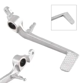 Flashbuyeasy 550749859563 Rear Brake Foot Pedal Lever Aluminum Silver For Yamaha Yzf R1 2004 2005 2006