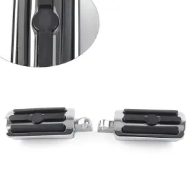 Flashbuyeasyusa 463984136972 32mm 1.25 Inch Male Foot Pegs Footrest Pedal For Harley Iron Xl 883 1200 Universal
