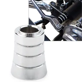 Flashbuyeasyusa 550724749346 Cnc Heel Shifter Eliminator Shaft Spacer For Harley Touring Flht Flhr Sliver Usa