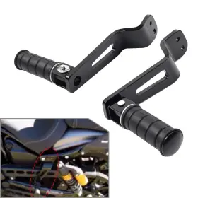 Flashbuyeasyusa 550725529855 Cnc Rear Passenger Foot Peg Footrest Bracket Set Fit Yamaha Bolt Xvs 950 R 14-17