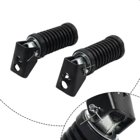 Flashbuyeasyusa 550745924630 Folding Foot Pegs Rear Set Pedal Passenger Footrest For Motorcycle Pit Dirt Bike