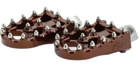 Fpeg-800brz Flo Motorsports V2 Mx Style Footpegs Bronze Harley-davidson Male Mount