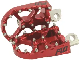 Fpeg-800v3r Flo Motorsports V3 Bmx Style Touring Pegs For H-d Motorcycles - Red